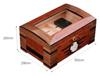 Cigar Humidor Humidor Desktop Humidor with Tempered Glasstop, Cedar Divider, and Ring Glass Hygrometer view 2