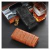 Cigar Humidor Humidor Leather Cigar Case Travel Humidor Holder Portable 3 Tubes Cigar Humidor Box view 3