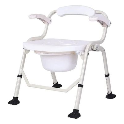 UNbit Commode Toilet Chair Bedside Toilet Adjustable Bedside Commodes for Seniors,Height Adjustment Folding Toilet Seat Chair,Armchair for Adults Handicap Commode Toilet Chair WEWYQSJXBXF-4328