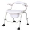 UNbit Commode Toilet Chair Bedside Toilet Adjustable Bedside Commodes for Seniors,Height Adjustment Folding Toilet Seat Chair,Armchair for Adults Handicap Commode Toilet Chair WEWYQSJXBXF-4328 view 1