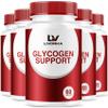 (5 Pack) Glycogen Support Capsules - Official GlycogenSupport Advanced Supplement Pills - Maximum Strength, All Natural Formula Vitamin For Overall Health & Wellness Reviews, 300 Capsules For 5 Months view 1