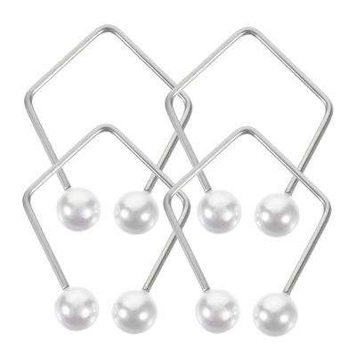 WOONEKY 4pcs Dimples Maker for Face Cheeks Dimples Clip Facial Trainer Face Exercise Tool