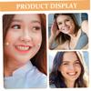 WOONEKY 4pcs Dimples Maker for Face Cheeks Dimples Clip Facial Trainer Face Exercise Tool view 4