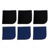 Calabria 6 Pack Microfiber Cleaning Cloth Midnight Black/Navy Blue MA018 Cleans Eyeglasses Lenses TV Phone Camera Sunglasses view 1
