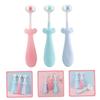 WOFASHPURET 3pcs Cute Boy Girl Toothbrush Boys and Girls Toothbrush Soft Bristles Brush Teeth view 2
