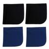 Calabria 4 Pack Microfiber Cleaning Cloth Midnight Black/Navy Blue MA018 Cleans Eyeglasses Lenses TV Phone Camera Sunglasses view 1