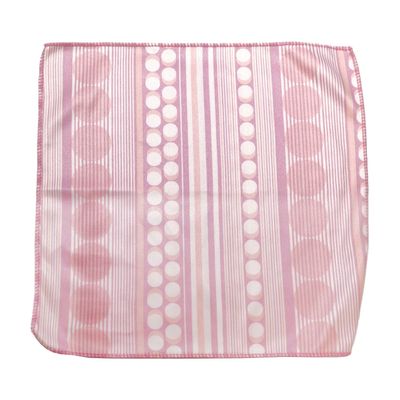 Calabria 1 Pack Microfiber Cleaning Cloth Pink Purple Lines Cleans Eyeglasses Lens TV Phone Screen Camera Sunglasses Glasses
