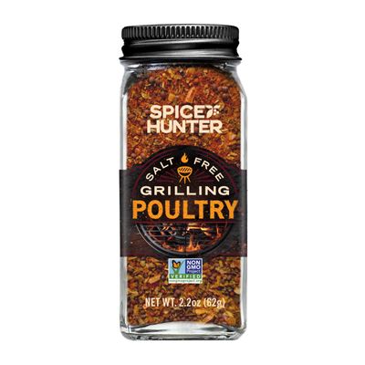 Spice Hunter Poultry Grill & Broil Blend, Salt Free, 2.2 Ounce (Pack of 6)