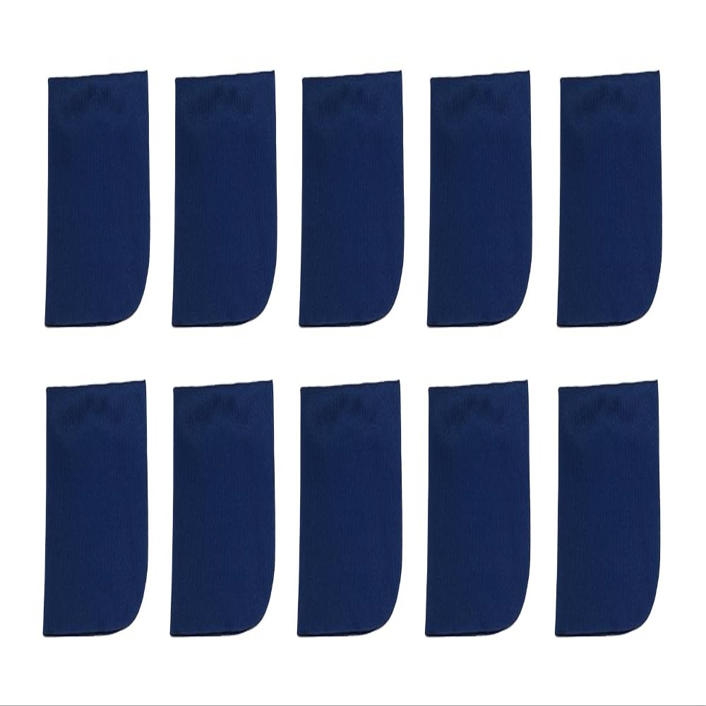 Calabria 10 Pack Microfiber Cleaning Cloth Navy Blue MA018 Cleans Eyeglasses Lens TV Phone Screens Camera Sunglasses Glasses