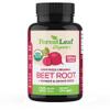 ForestLeaf USDA Organic Beet Root Capsules - Beetroot Supplement 1000mg 20:1 Extract w/Ginger Grape Seed - Support Blood Pressure, Nitric Oxide, Flow, Circulation - Made in USA - 120 Caps view 1
