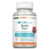 LIFETIME Quick Digest Digestive Enzymes - Plant Enzymes for Proteins, Carbohydrates, Fruits and Vegetables - Digestive Health Support - Pomegranate Flavor - 90 Servings, 90 Chewable Tablets view 1