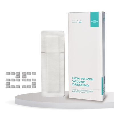 4X12 Inches Extra Large Sterile Adhesive Island Wound Dressing Bandages - Non Woven Bordered Gauze Pads, 25 Individually Pack,Medical Grade by QICHUANG(4X12INCHES-C25)