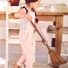 Baluue Kid Broom Kids Broom Asian Straw Small Thai Grass Vietnamese Hand Sweeping Cleaning with Bamboo Stick Handle for Home Kitchen view 3