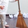 Baluue Kid Broom Kids Broom Asian Straw Small Thai Grass Vietnamese Hand Sweeping Cleaning with Bamboo Stick Handle for Home Kitchen view 4