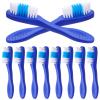 Beaupretty 10Pcs Soft Fur Handle Mini Small Toothbrush Toothbrush Small toothbrushes Nylon Soft Household Travel Portable Short Handle Cleaning Brush Accessories Clean view 4