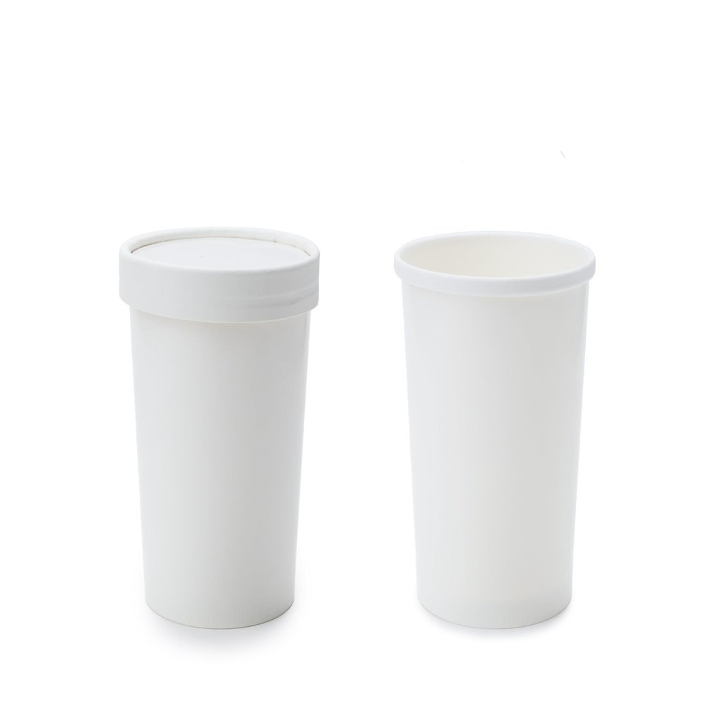 16oz Reusable Unbreakable Cups - Pack of 4ct- White