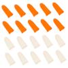 Beaupretty 200pcs Slip Protectors Wear-Resistant for Gardening Cooking Crafting and Comfortable Design Orange White view 1