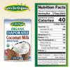 Lets Do Organic Evaporated Coconut Milk Unsweetened - Organic Unsweetened Coconut Milk Canned - 13.5 Ounce (Pack of 12) view 2
