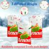 Homdkor Renova Christmas Kitchen Paper Towel 3 Jumbo Rolls 2-ply 120 Sheets- Printed Paper Rolls for Christmas Decoration Table - Use as Christmas Napkins view 2