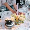 PRETYZOOM Candle Rings with Artificial Flowers Wreaths Boho Decorative Pillar Candle Holders for Weddings Birthdays and Home Decor Lightweight Easy to Clean Festive Floral Arrangement view 2