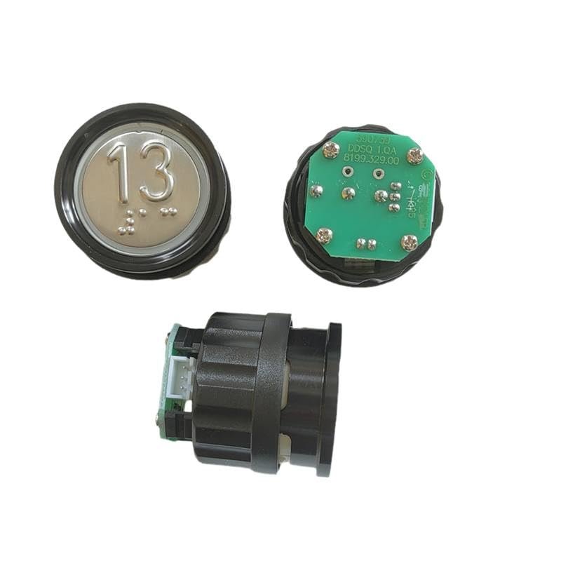 10PCS Elevator Button 590739 DDSQ 1 QA with Braille 3-pin