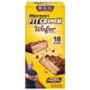 FITCRUNCH Wafer Protein Bars, 16g of Protein & 3g of Sugar (18 Bars, Chocolate Peanut Butter) view 1