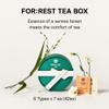 OSULLOC For:rest Tea Box (36 Count, 6 Types x 6ea,) Exquisite & Unique Gift idea For Tea Lover, Variety Gift Box Sampler, 6 Unique Blended tea from Jeju Island view 3