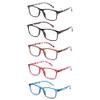 Blue Light Reading Glasses Readers for Women Ladies Computer Lightweight Frame Spring Hinge Eyeglasses 5 Pack view 1