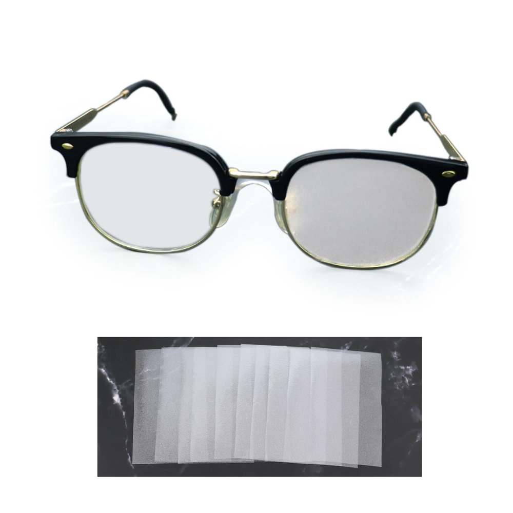 10 Pack Glasses Translucent Eye Patch for Glasses Vision Patching for Lazy Eye Amblyopia Strabismus After Eye Surgery Recovery