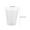 FOMIYES 50sets Party Beverage Cups Slushy Mugs Lids Disposable Cups for Juice Iced Tea Milk Water for Summer Events view 2