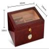 TiStm Cigar Humidor Humidor Cigar Case Spanish Cedar Wood Cigar Humidor Glass Top Storage Humidor Cigar Display Box 100-125pcs Cigar Approx view 2