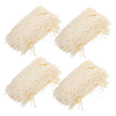 Anneome 4bags Crinkle Paper Shredded Tissue for Packaging Party Supplies Decorative Filler for Easter Birthdays Weddings