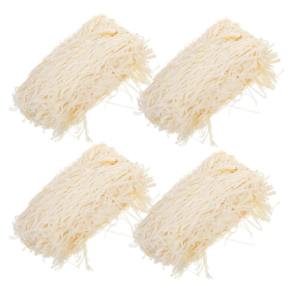 Anneome 4bags Crinkle Paper Shredded Tissue for Packaging Party Supplies Decorative Filler for Easter Birthdays Weddings
