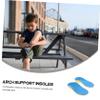 NOLITOY 1pair Arch Support Insoles for Boys and Girls Cup Design for and Pronation Breathable Fits Sneakers Shoes Yellow view 3