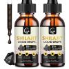 (2-Pack) High Potency Shilajit Pure Himalayan Organic Liquid Supplement, Shilajit Resin Drop for Men & Women, Max Potency 85+ Clean Trace Minerals & Fulvic Acid for Energy, Metabolism & Immune Support view 1