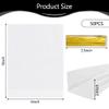 Cellophane Bags, 50 Pcs Bottom Gusset Bags, 6''x9" Cellophane Treat Bags, Clear Gift Bag Plastic Cello Candy Popcorn Bag with Ties for Valentines Wedding Party Favors Gift Bakery Wrapping Food Storage view 3