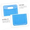 FOMIYES Laundry Board Home Washboard Laundry Accessories Laundry Supplies Washing Board, 28*15.5cm, Blue view 2
