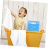 FOMIYES Laundry Board Home Washboard Laundry Accessories Laundry Supplies Washing Board, 28*15.5cm, Blue view 4