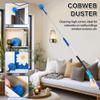 SHINMING 30 Foot High Reach Cleaning Kit with 6-24FT Telescoping Pole - High Ceiling Dusting and Window Cleaning Kit, Cobweb Duster, Window Washer & Squeegee, Fan Duster and Feather Duster view 4