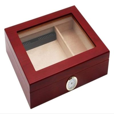 Cigar Humidor Humidor Cigar Case Cigar Humidifier with Hygrometer Cigar Humidor Storage Box 15-20 Cigars Cigar Box