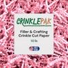 CrinklePak 10 LB USA Made crinkle paper filler | Paper Shred Filler for Shipping packages, Gift Wrap, Great packing paper for gift basket filling, Birthdays, Weddings, and Anniversaries | Pink view 1