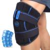 NEWGO Cold Therapy Knee Ice Pack Wrap, 2 Hours Long-Lasting Relief for Knee Replacement Surgery, Injuries, Swelling & Post-Surgery Recovery, Reusable Gel Ice Pack for Sports Injuries view 1