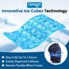 NEWGO Cold Therapy Knee Ice Pack Wrap, 2 Hours Long-Lasting Relief for Knee Replacement Surgery, Injuries, Swelling & Post-Surgery Recovery, Reusable Gel Ice Pack for Sports Injuries view 2