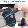 NEWGO Cold Therapy Knee Ice Pack Wrap, 2 Hours Long-Lasting Relief for Knee Replacement Surgery, Injuries, Swelling & Post-Surgery Recovery, Reusable Gel Ice Pack for Sports Injuries view 3