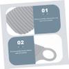 FOMIYES 6pcs Mini Washboard Travel Small Washboard Washing Board for Travel Laundry Wash Board Convenient Washboard Portable Washboard Small Washing Board Clothing Washing Board, 18x9x2cm, White view 4