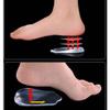 FOMIYES Orthotic Insoles Heel Pads Lift Insert Pads for Men Women Heel Inserts for o x Legs Correction Arch Support view 4