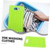 FOMIYES Home Washboard Laundry Board Washing Board Laundry Supplies Laundry Accessories, 28*15.5cm, Green view 3