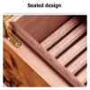 Cigar Humidor Cigar Humidor, Cedar Humidor, Piano Paint Design, Corrosion Resistance, Anti - Wear, with Accurate Digital Hygrometer, Cigar Humidifier and Accessory Drawer, Holds Up to 50 Cig view 3