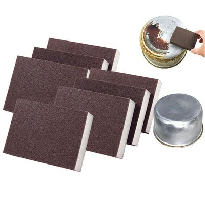 10 Pack Carborundum Sponge, Magic Emery Sponge Brush Eraser Scrub, Kitchen Cleaning Sponge for Removing Rust Cleaning Pots and Pans, 2024 New Household Cleaning Tool