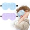 Silk Sleep Eye Mask for Kids, 100% Real Natural Pure Silk Sleeping Masks, Blindfold Sleep Eye Cover with Adjustable Strap, Soft & Lightweight Night Eyeshade for Boys Girls Teens (2 Pack) view 1